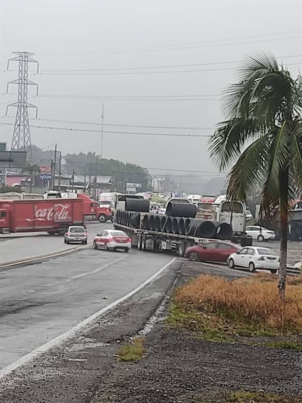 Transportistas de Veracruz protestan contra inseguridad en carreteras (+ Video)