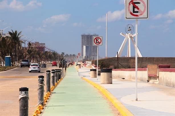 Exhortan cooperación de porteños para respetar señalamientos de Ciclovía del Malecón de Coatzacoalcos