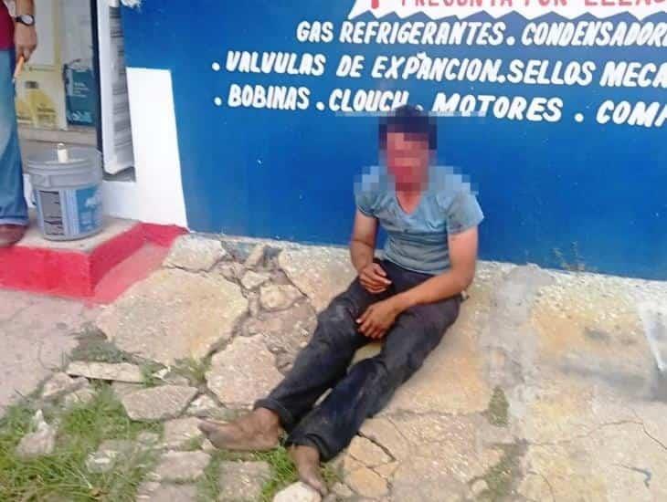 Tunden a golpes a sujeto tras intentar abusar de estudiante en Coatzacoalcos