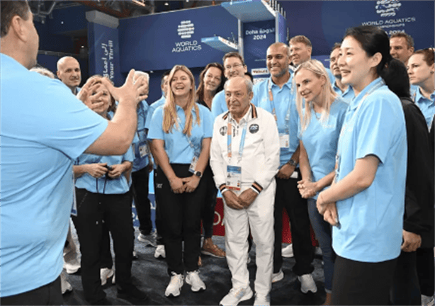 Taghi Askari con 100 años de edad participó en Doha 2024  (+Video)