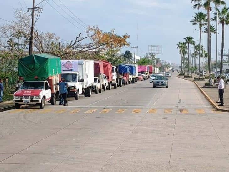Inicia paro de transportistas en el sur de Veracruz, estas carreteras serán bloqueadas | VIDEO