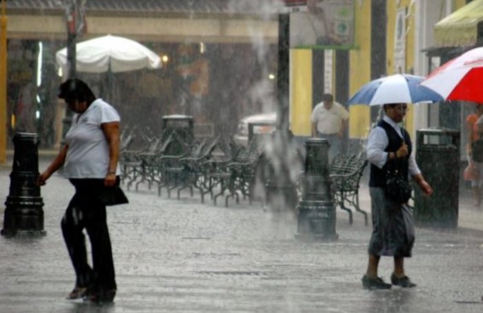 tiempo de lluvia ligera