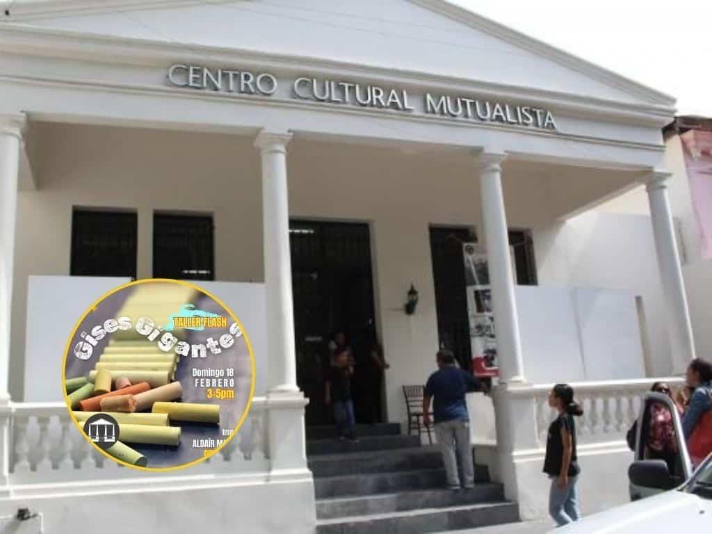 Centro Cultural Mutualista realizará taller flash de gises gigantes