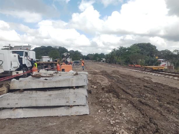 Corredor Interoceánico: construcción de la estación de Moloacán reactiva economía en el sur | VIDEO