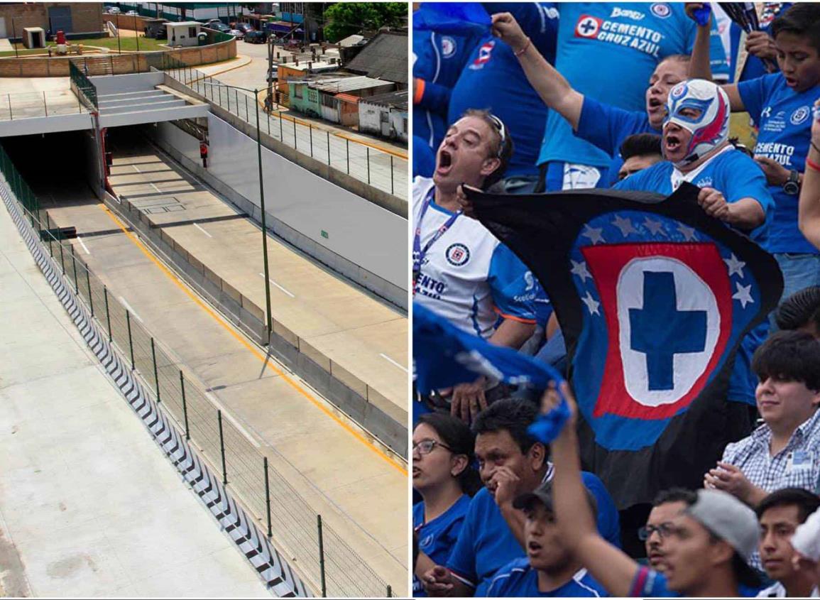 Túnel Sumergido enorgullese a aficionados del Cruz Azul en Coatzacoalcos; ¿por qué?
