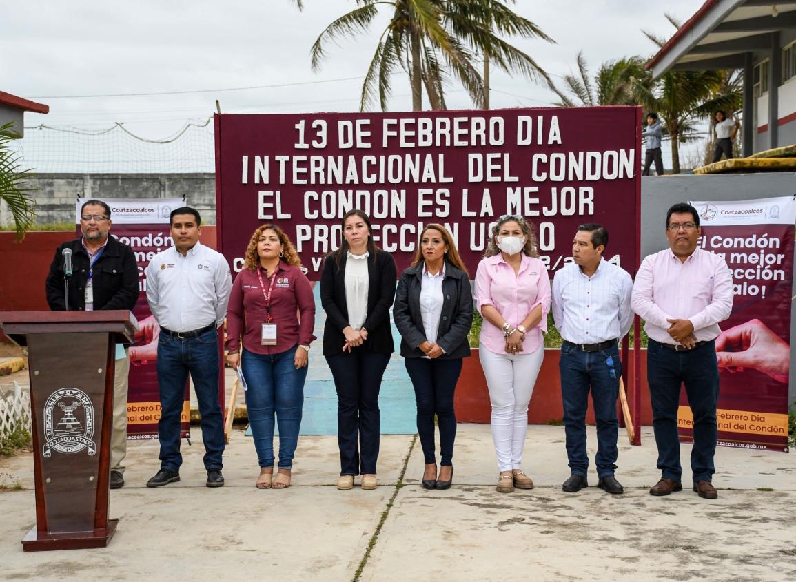Gobierno de Coatzacoalcos promueve el uso del condón para evitar enfermedades de transmisión sexual y embarazos en adolescentes