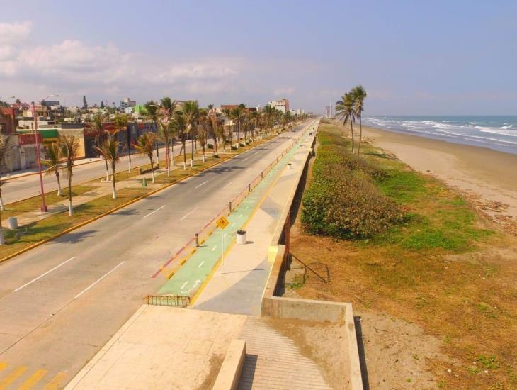 Modernización del Malecón de Coatzacoalcos está en sus últimos detalles
