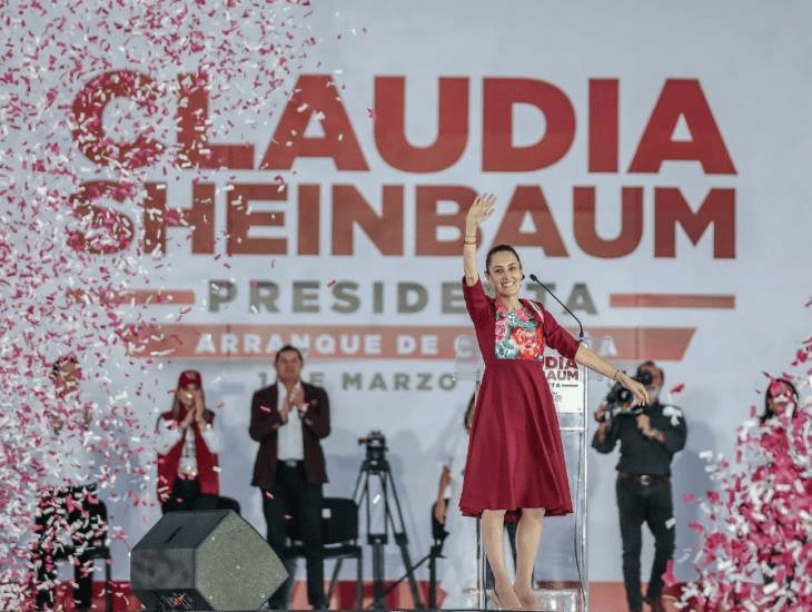 Claudia Sheinbaum arranca campaña presidencial y anuncia 100 compromisos