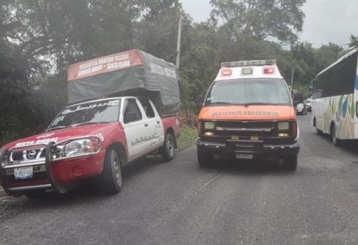 Accidente en la carretera Misantla-Martínez deja a una adulta mayor lesionada