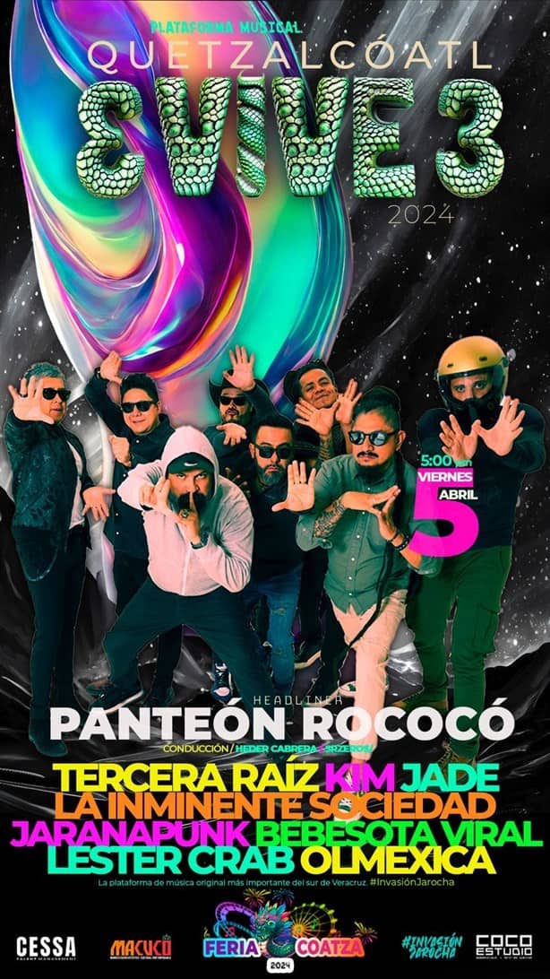 Expo Feria Coatzacoalcos 2024: esta es la cartelera del festival que encabezará Panteón Rococó