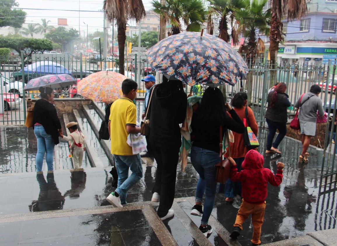 Paso del Frente Frío 39 traerá lluvias al sur de Veracruz en estos días