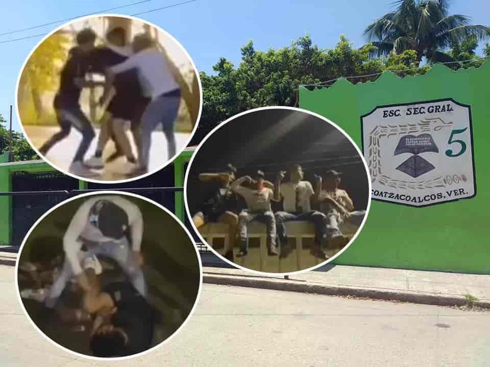 Pandilleros intimidan y agreden a estudiantes de la General 5 en Coatzacoalcos