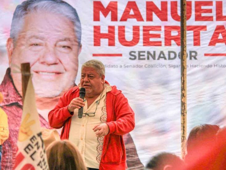 Descarta Manuel Huerta impugnar su segunda posición en la fórmula para el Senado