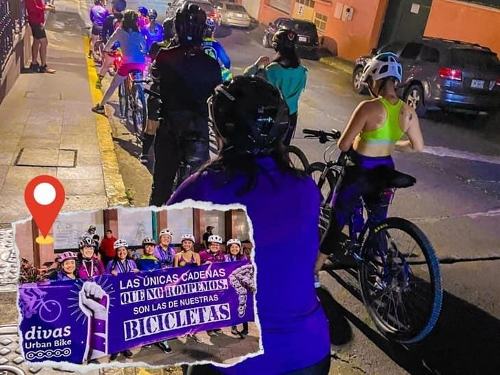Colectiva feminista de ciclismo invita a xalapeñas a realizar rodadas en la ciudad 