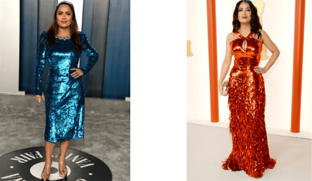 Salma Hayek y su envidiable vestido Gucci en el after party de los Oscars 2024