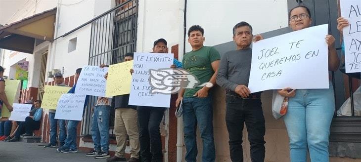 Se manifiestan familiares de Joel N culpado de homicidio en Cuitláhuac