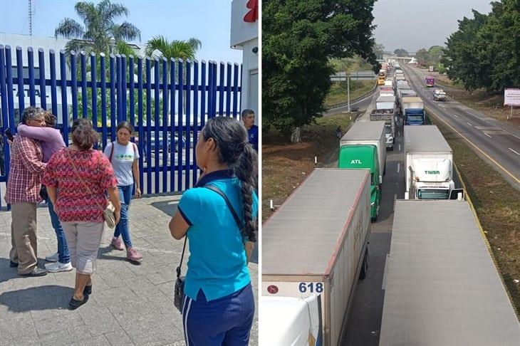 Reabren paso en la autopista Córdoba-Veracruz; tras liberación de tres campesinos detenidos (+Video)