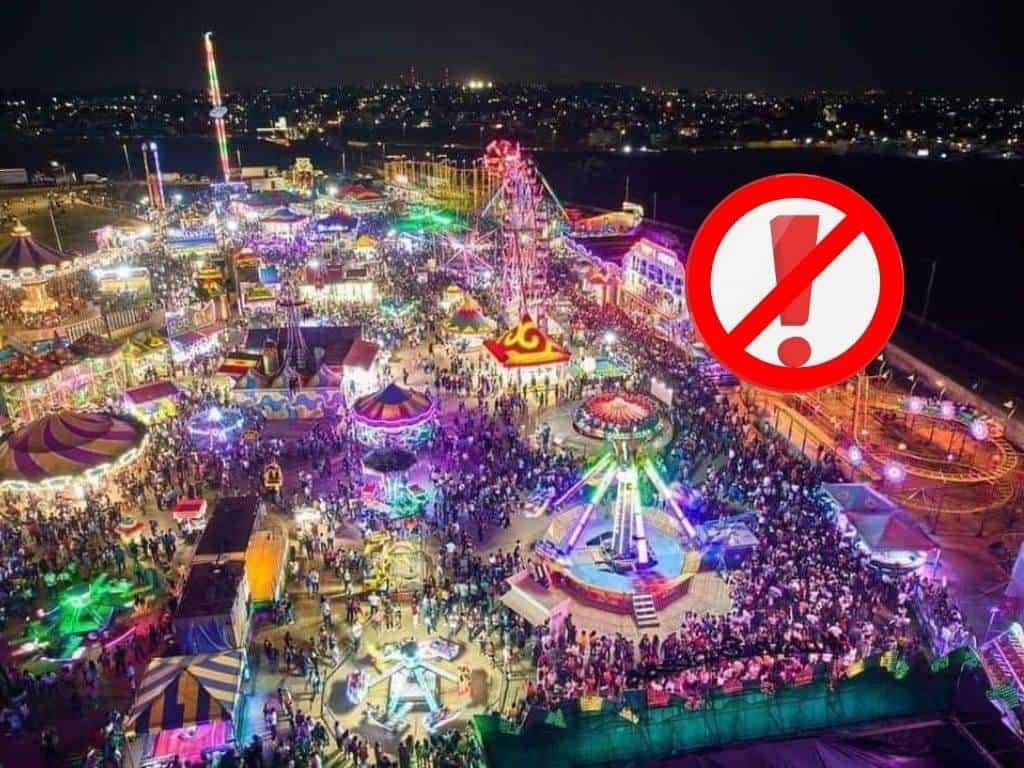 Estos son los artículos prohibidos en la Expo Feria de Coatzacoalcos