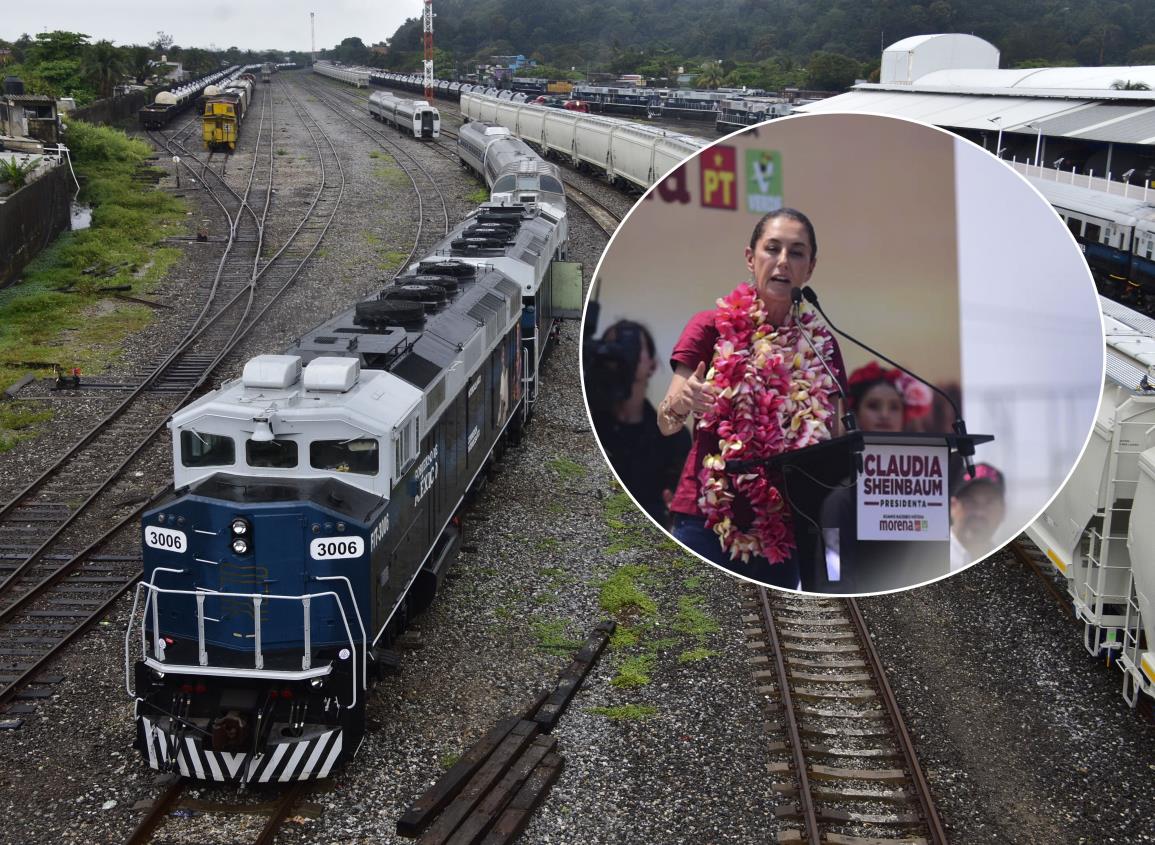 "Vamos a recuperar el Tren México-Puebla-Veracruz para pasajeros": Claudia Sheinbaum