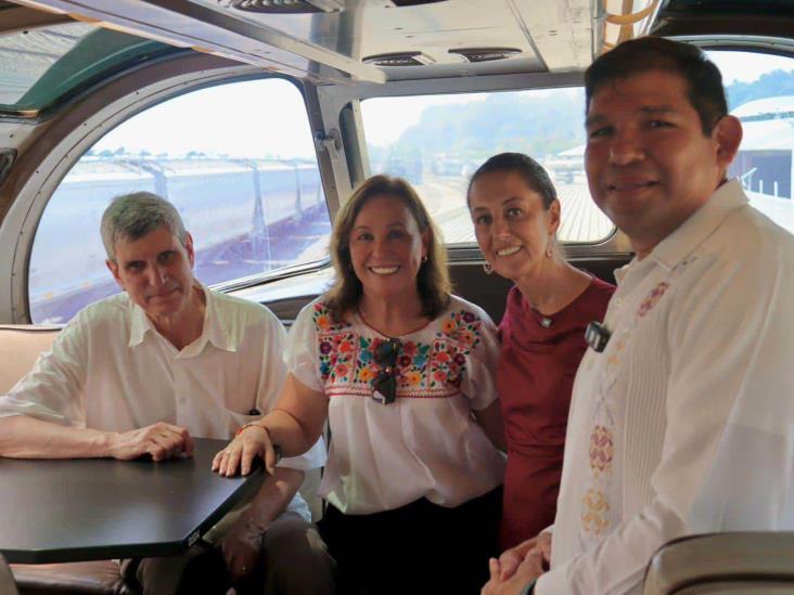 "Vamos a recuperar el Tren México-Puebla-Veracruz, el primero del país: Claudia Sheinbaum