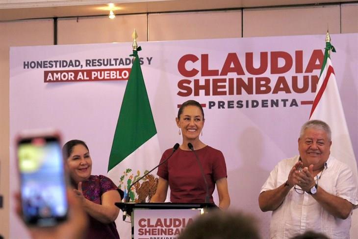 El sur de Veracruz, clave para el futuro sustentable con fertilizantes y petroquímica: Claudia Sheinbaum (+Video)
