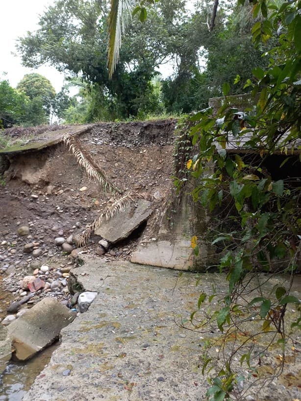 Habitantes de Misantla urgen reparación del puente Agua Lola