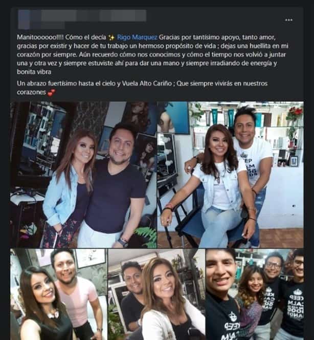 Conmociona a Coatzacoalcos asesinato de Rigo Márquez, así lo despiden en redes sociales