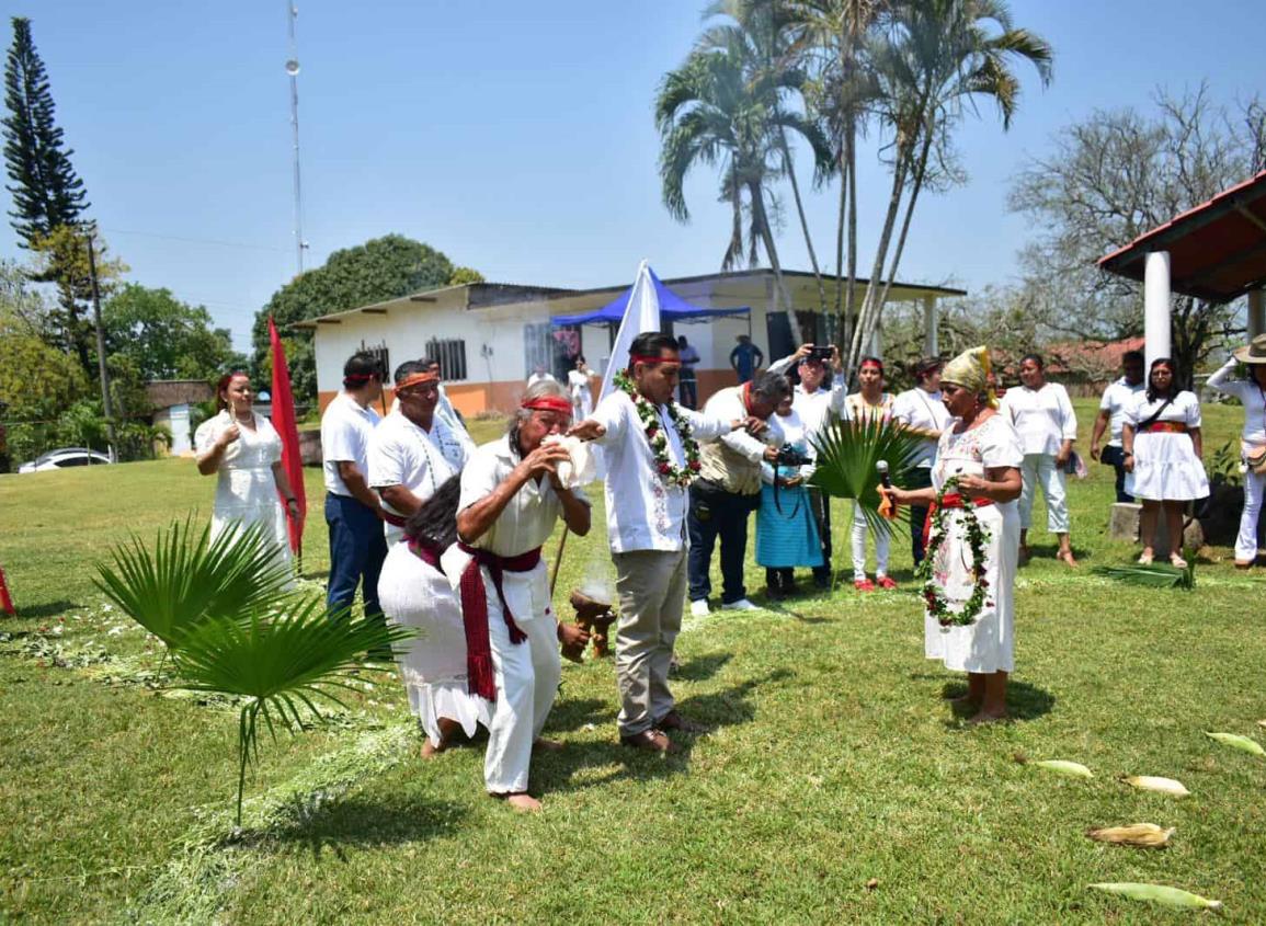 Con ritual prehispánico reciben Equinoccio en Texistepec l VIDEO
