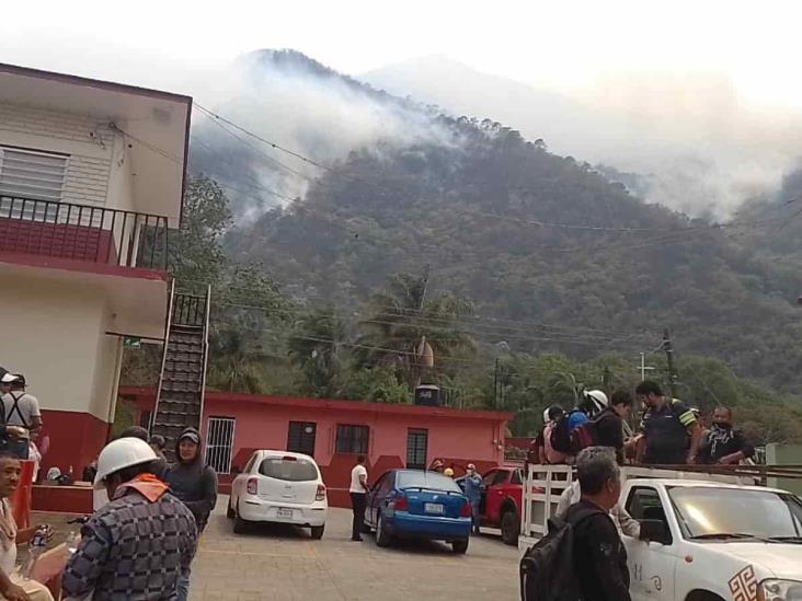 Incendios en Veracruz: Podría haber evacuación en Huiloapan por cercanía del fuego (+Video)