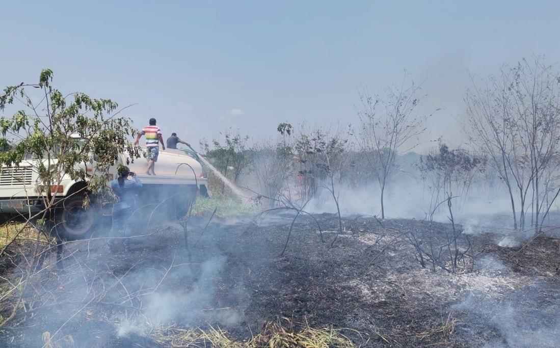 Ola de calor y surada ha provocado incendios en sur de Veracruz