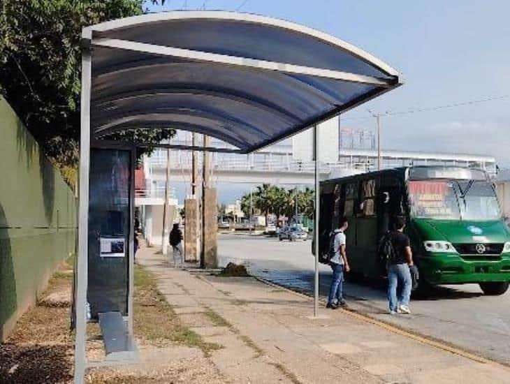 Esta es la parada de transporte público más peligrosa en Coatzacoalcos