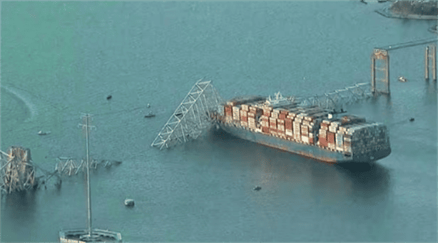 Baltimore: Colapsa puente  Francis Scott Key tras impacto de barco Dali ¿Qué sucedió? (+ VIDEO)