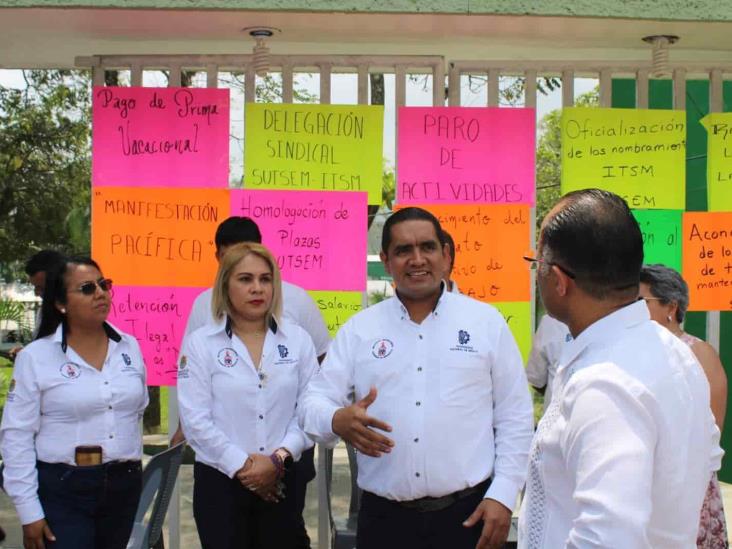 En Tecnológico de Misantla, trabajadores exigen pago de primas vacacionales