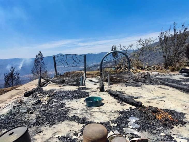 Confirman 10 viviendas consumidas por los incendios forestales en Nogales