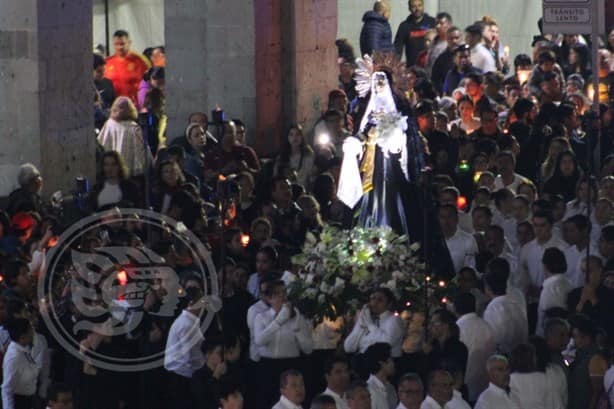 Procesión del Silencio: Xalapeños acompañan a la Virgen tras perder a su hijo