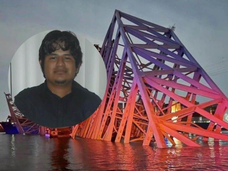 De Xalapa, veracruzano muerto en colapso del puente de Baltimore