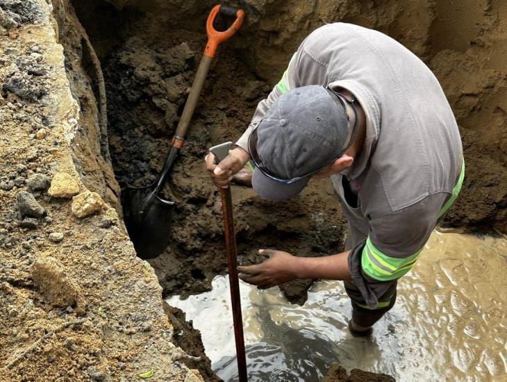 Así van las reparaciones de la válvula de agua en colonia Hernández Ochoa ¿Ya hay agua?