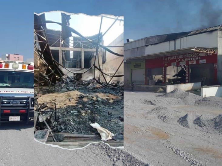 Se incendia bodega en Central de Abastos de Xalapa (+Video)