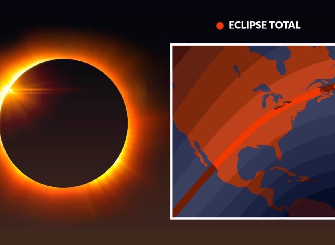 Eclipse Solar 2024: Lista de horarios para poder verlo en cada Estado