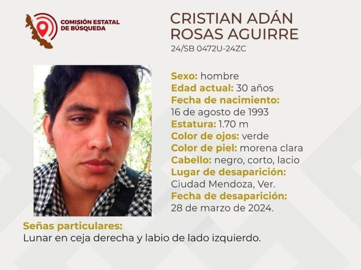 Buscan a Cristian Adán; fue reportado como desaparecido en Mendoza