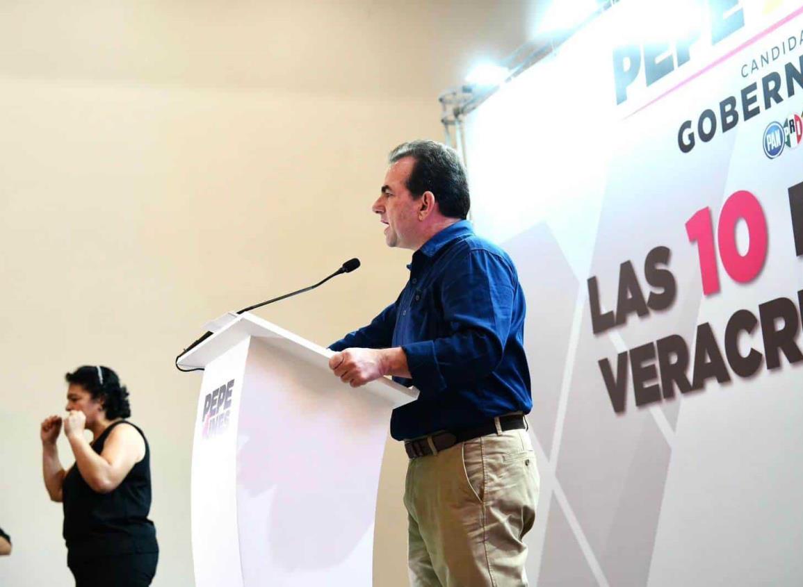 Pepe Yunes asegura ser el gobernador que Veracruz necesita ¿cuáles son sus propuestas?