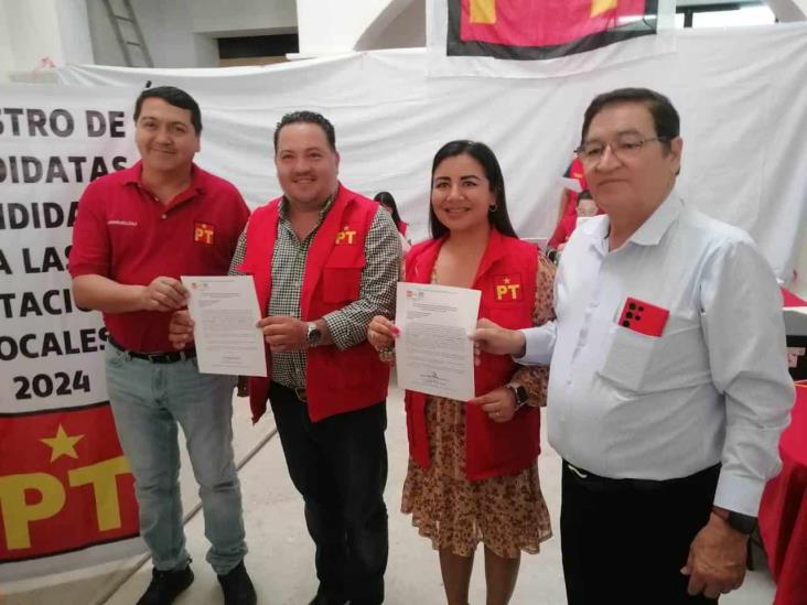 Registra PT Veracruz a sus candidatos a diputados locales