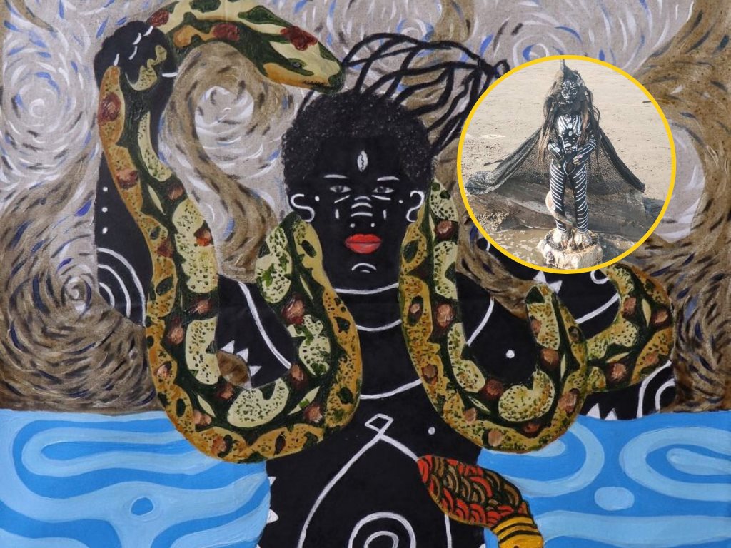 El misterio de la temida y venerada Mami Wata, la figura encontrada en playa de Coatzacoalcos