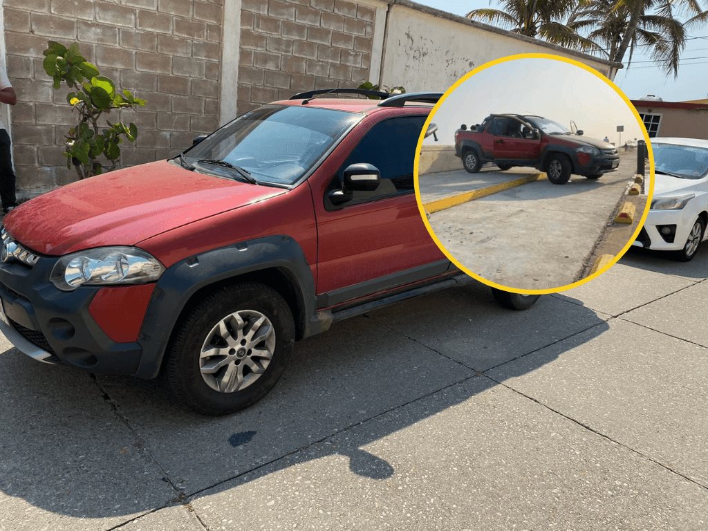 ¿El conductor que estacionó su camioneta en ciclovía de Coatzacoalcos fue sancionado?