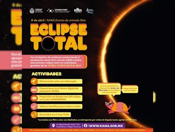 Eclipse solar 2024: Museo Kaná de Xalapa prepara actividades ¡checa! 