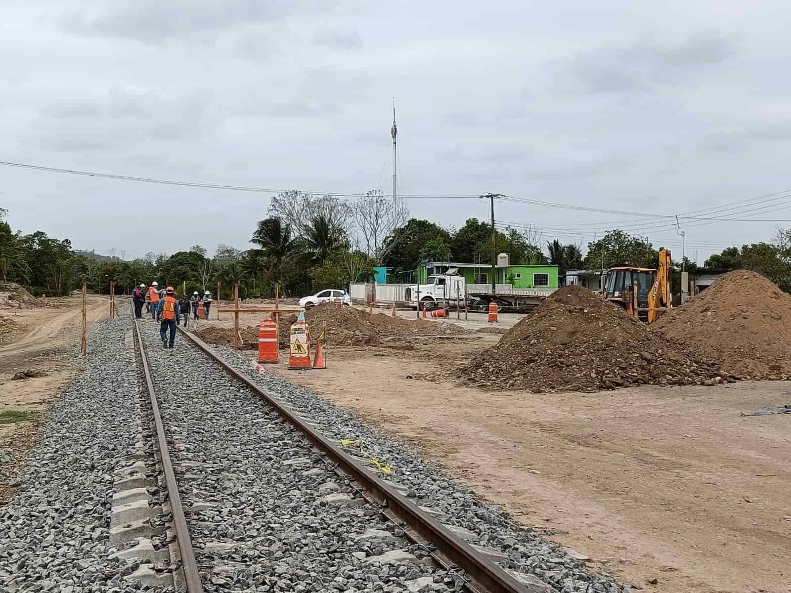 Tren Interoceánico: Así avanza la construcción de la estación de Moloacán