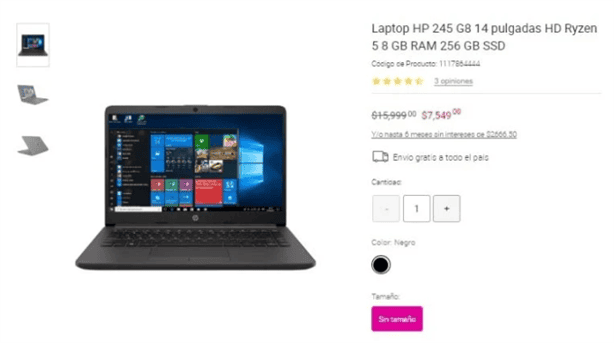 Antes de la Venta Nocturna Liverpool, la tienda tiene estás laptops a mitad de precio