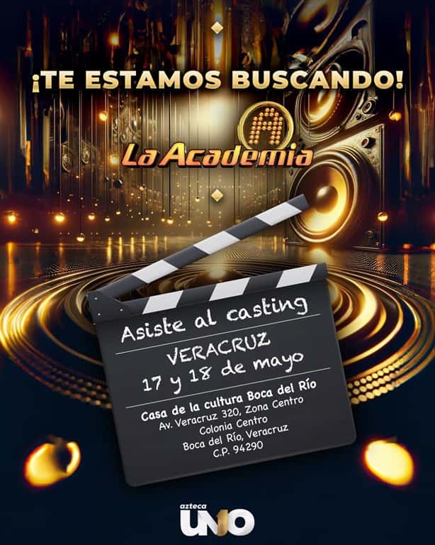 ¿Te gusta cantar? La Academia abre casting en Veracruz, estas son las fechas