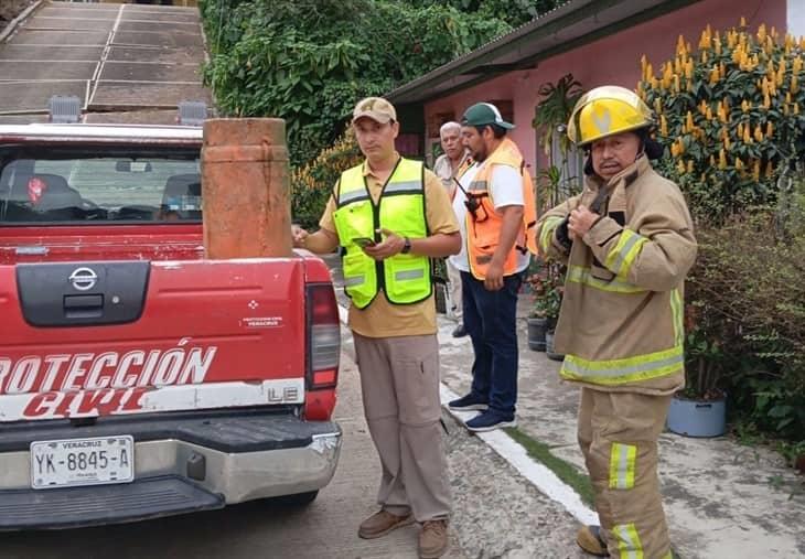Reportan fuga de gas en localidad La Reforma de Misantla 