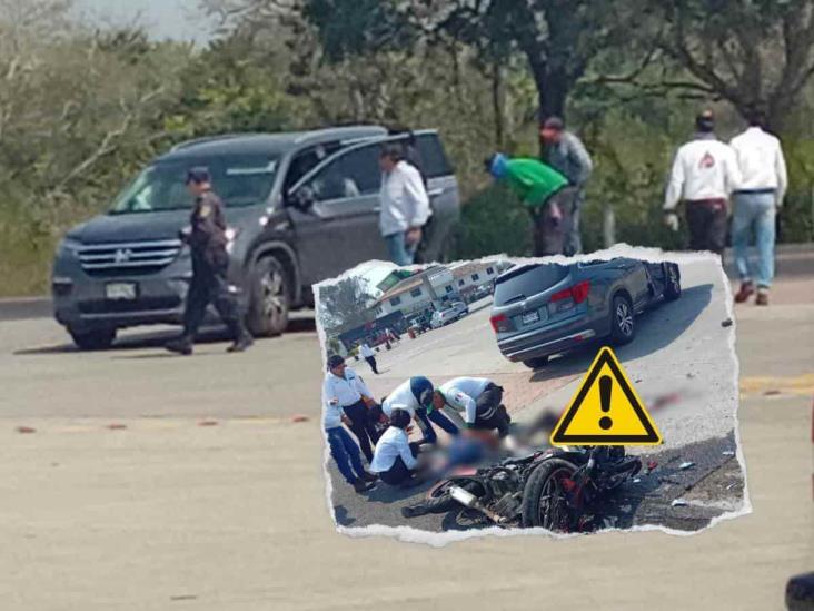 Muere motociclista tras choque en Palo Gacho
